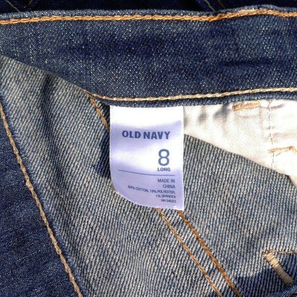 Old Navy Diva Boot Cut Jeans Size 8 Long - Picture 11 of 11